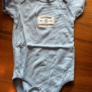 NWOT American Apparel Light Blue Charlestown Baby onesie
